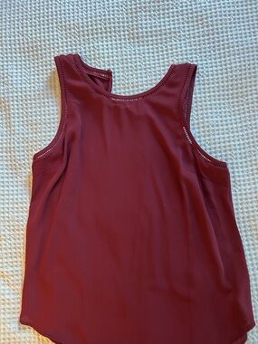 J. Crew Women's Wine Sleeveless Tank Top